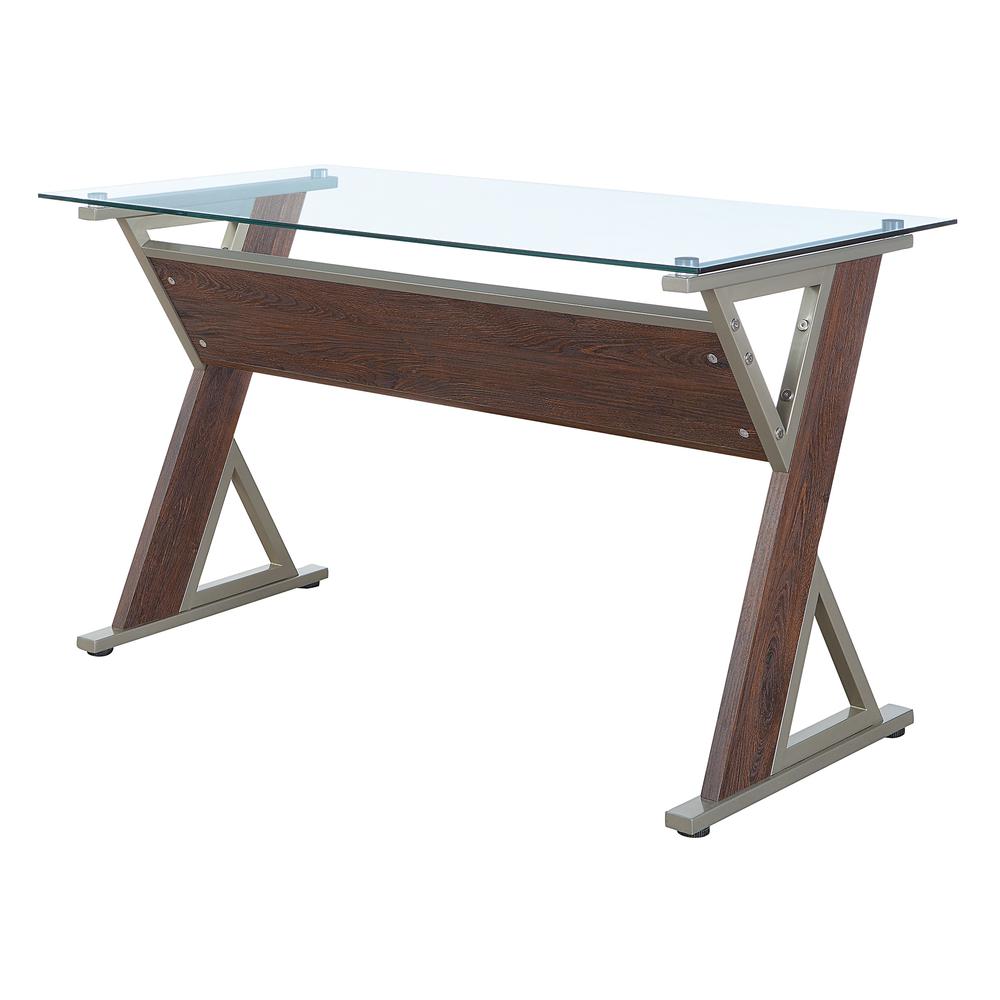 Zenos 48" Desk in Traditional Cherry. Picture 5
