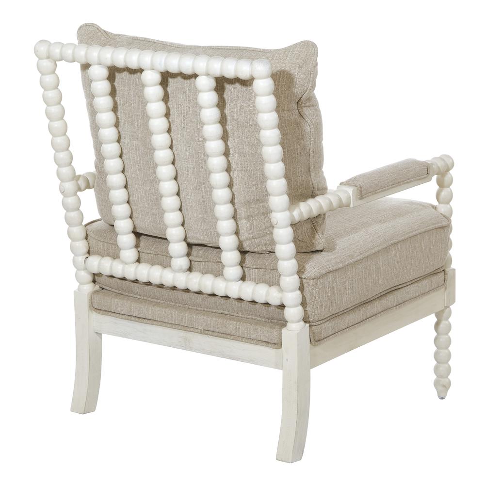 Kaylee Spindle Chair, Beige Linen. Picture 5