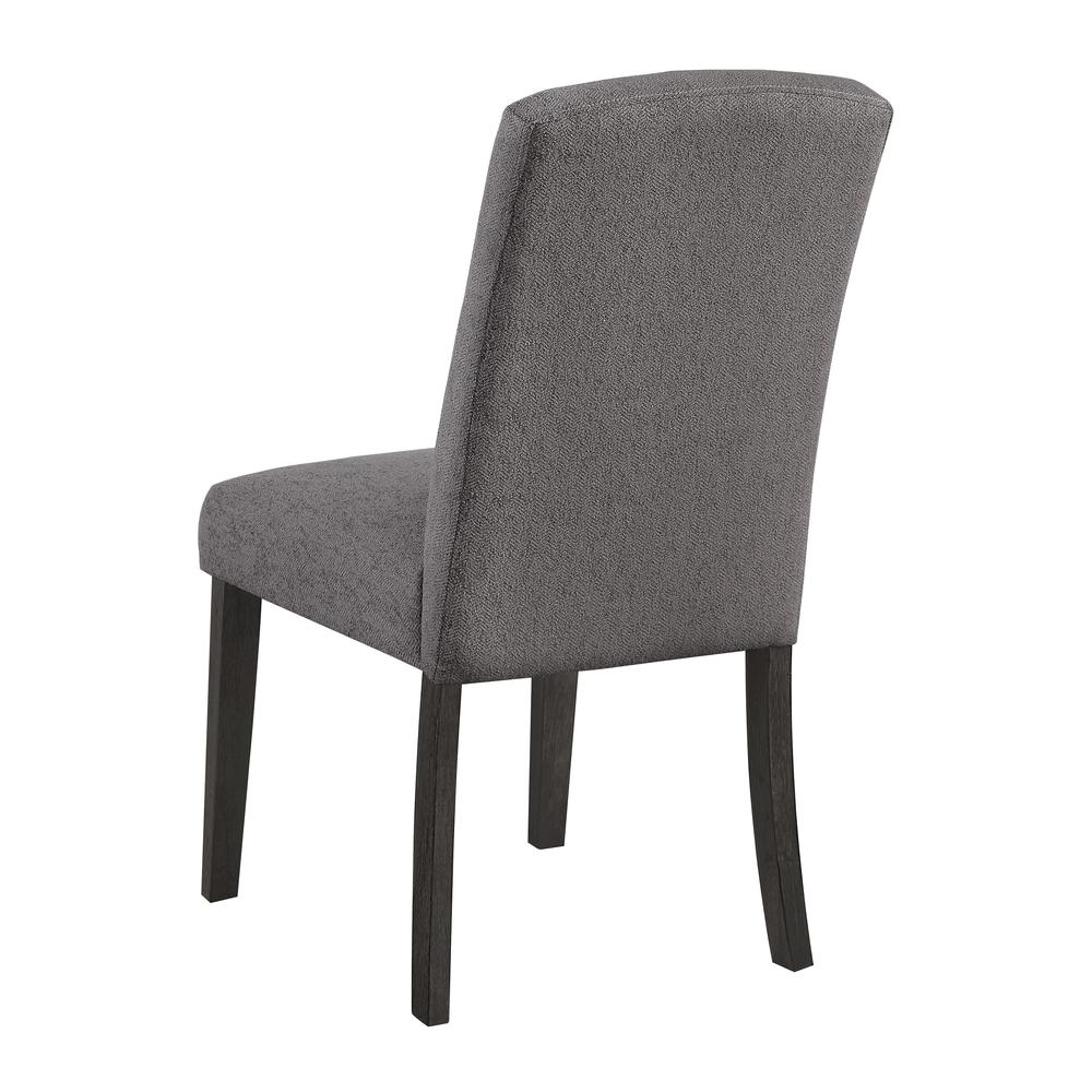 Everly Dining Chair 2pk, Charcoal. Picture 3
