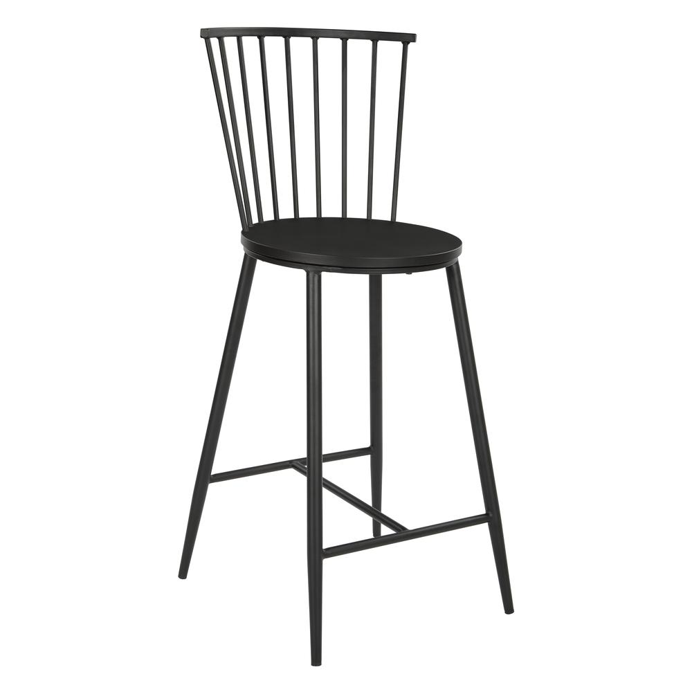 Bryce Counter Stool 26" with Black Metal Frame, BRY6526-3. Picture 1