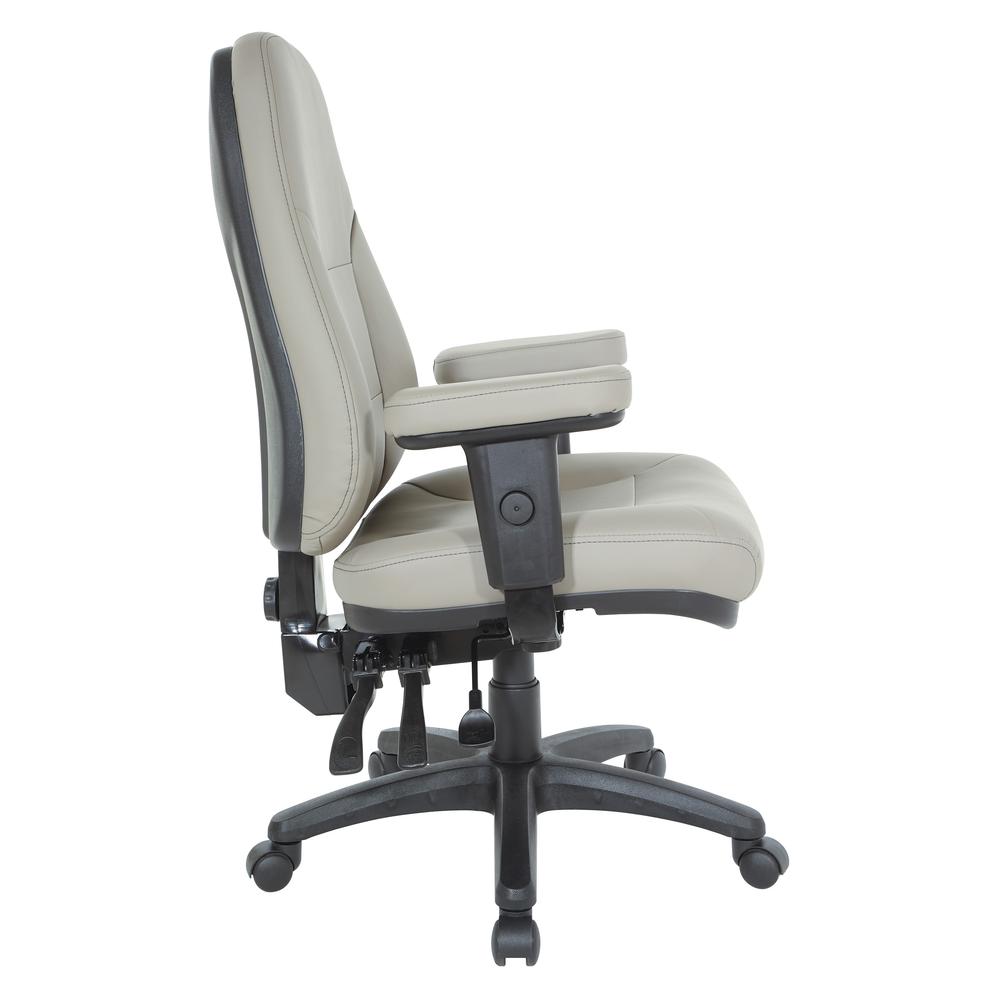 Professional Dual Function Ergonomic High Back Chair in Dillon Stratus, EC4300-R103. Picture 4