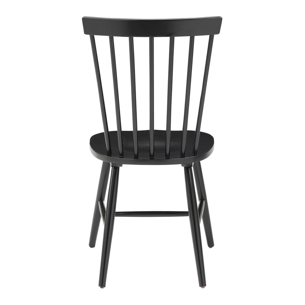 Eagle Ridge Dining Chair in Black Finish 2 Pack, EAG1787-BLK. Picture 4