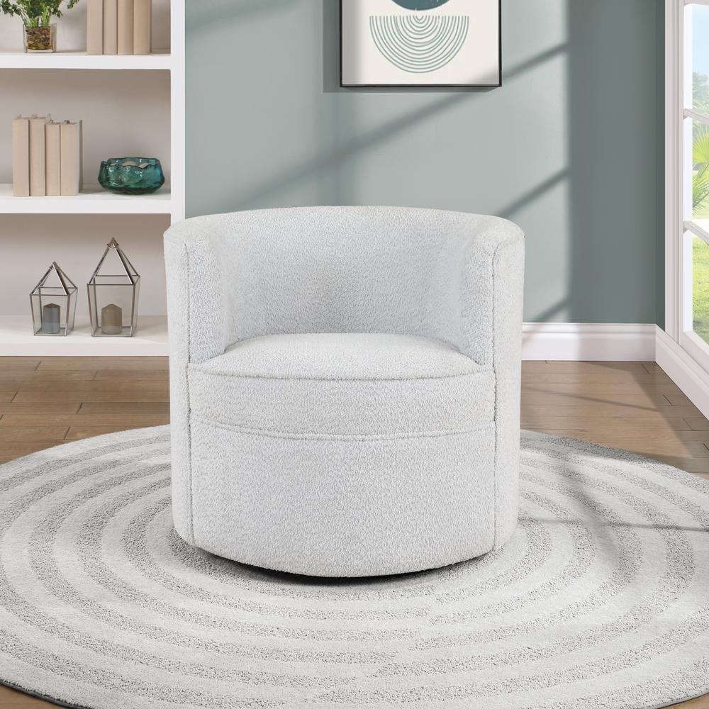 Cleo Swivel Chair Fog. Picture 5