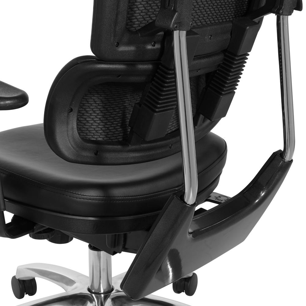 Dillon Seat and Back Managers Chair, Black. Picture 10