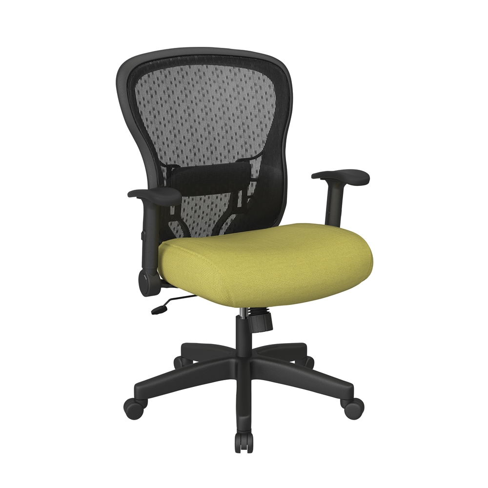 Deluxe R2 SpaceGrid Back Chair with Memory Foam Mesh Seat Chair. Picture 1