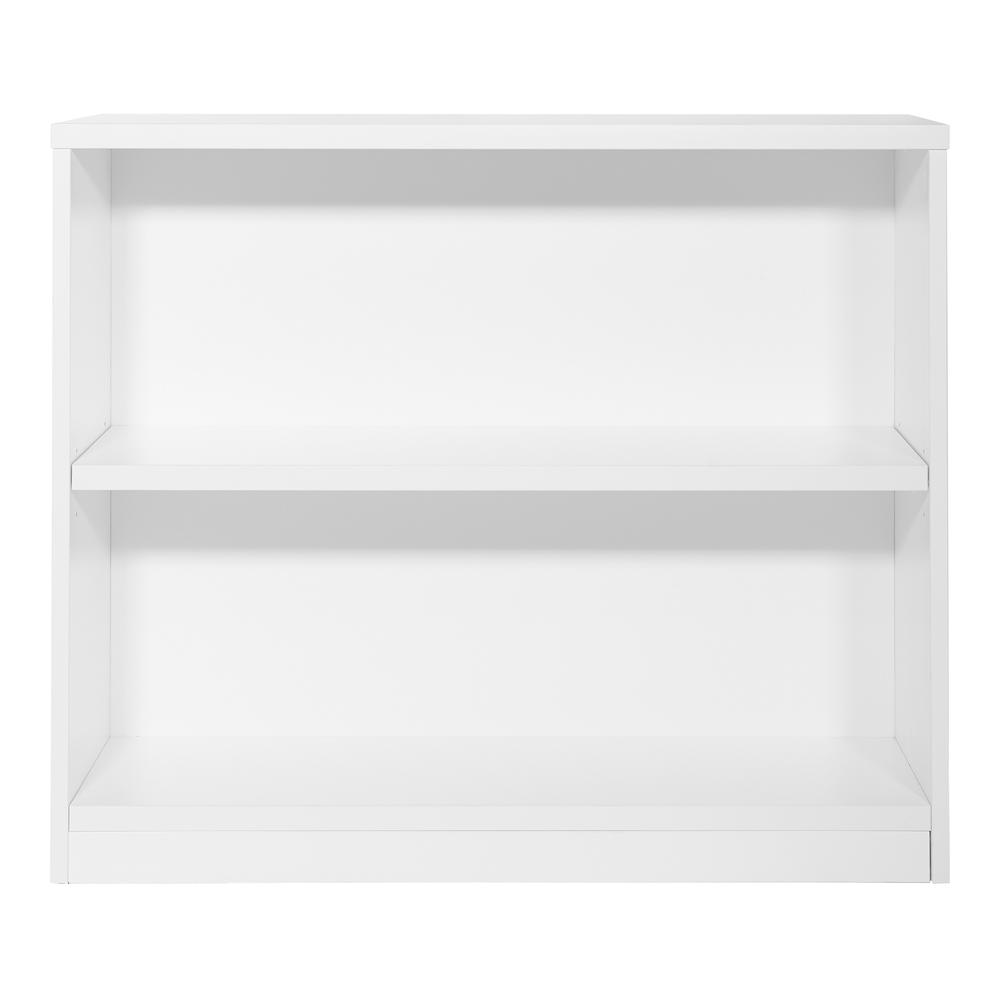 36Wx12Dx30H 2-Shelf Bookcase with 1" Thick Shelves - White, LBC361230-WHT. Picture 2