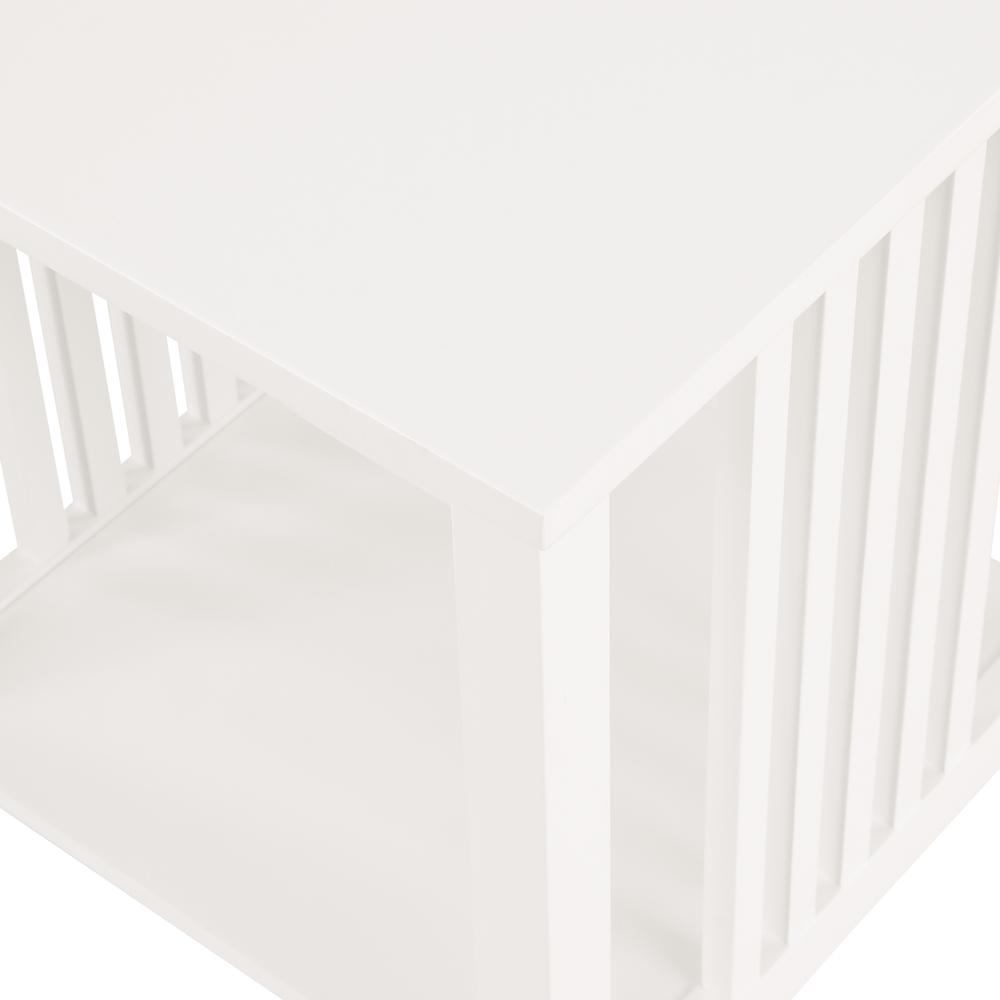 Sierra Side Table, White Finish. Picture 8