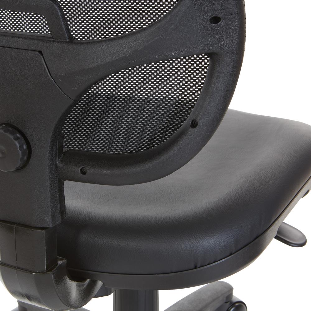 Mesh Screen Back Task Chair with Vinyl Seat. Picture 6