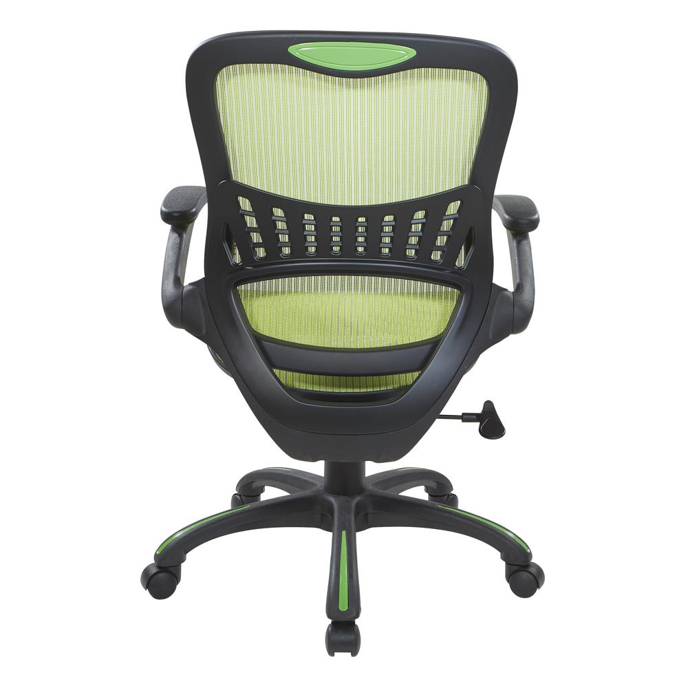 Mesh Seat and Back Manager’s Chair in Green Mesh, 69906-6. Picture 5
