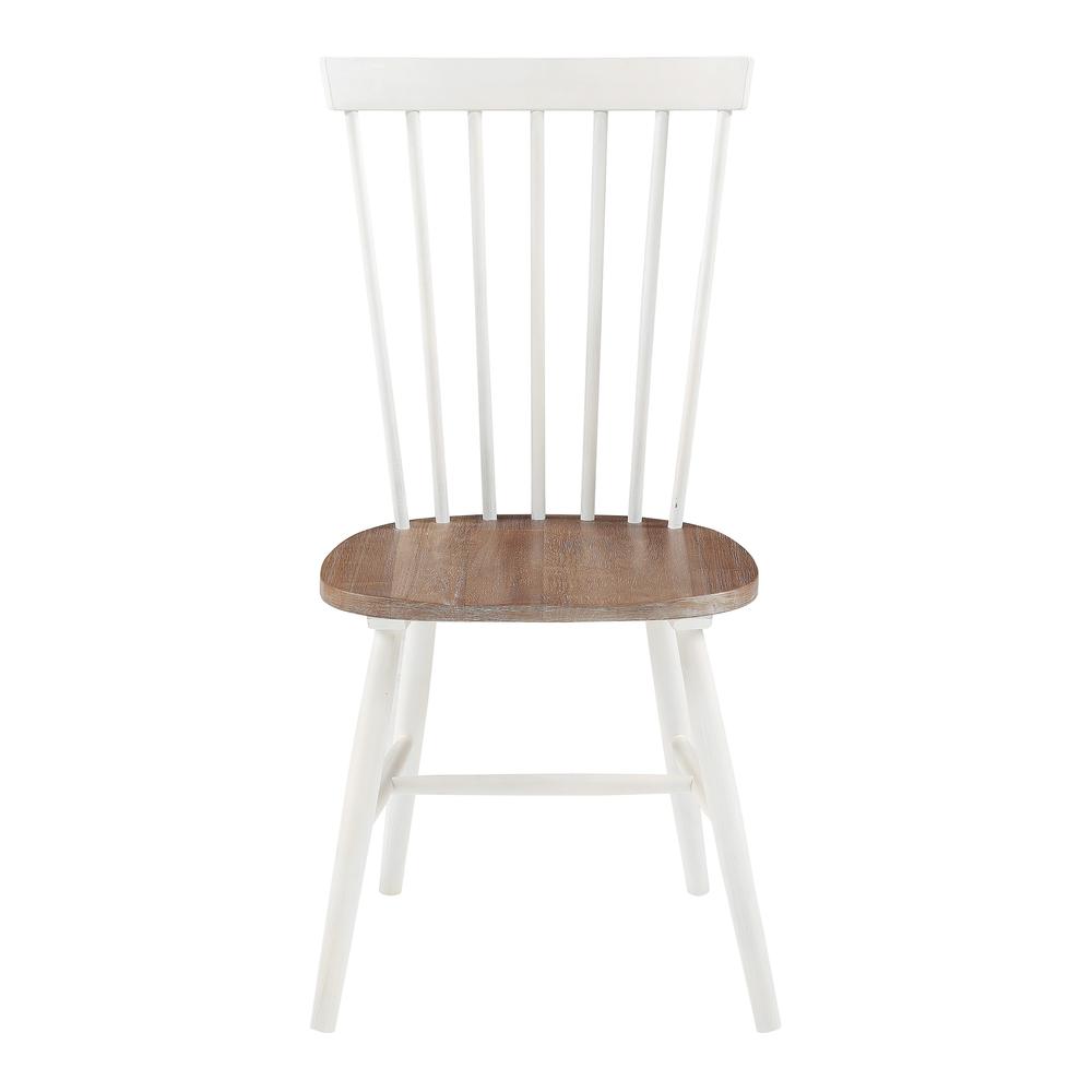 Eagle Ridge Dining Chair with Toffee Finished seat and Cream Base 2 Pack, EAG1787-CMDT. Picture 2