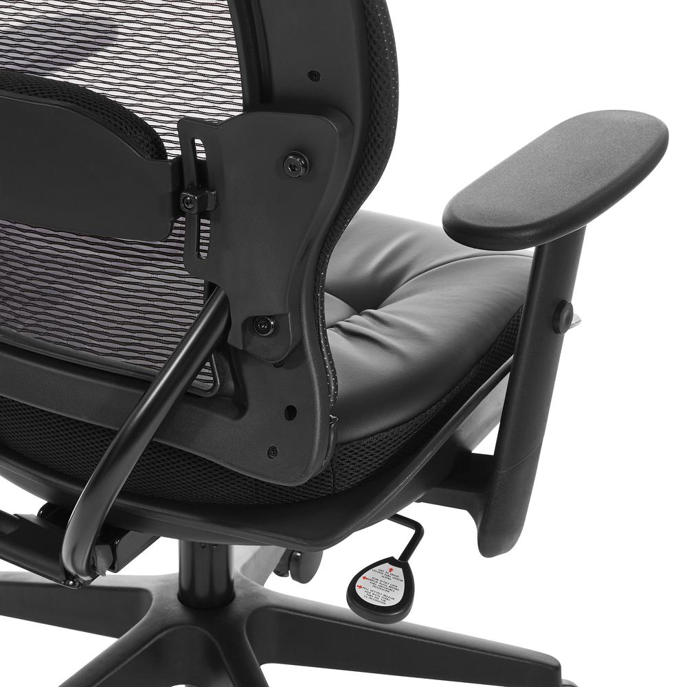 Dark Air Grid® Back Managers Chair, Black. Picture 10