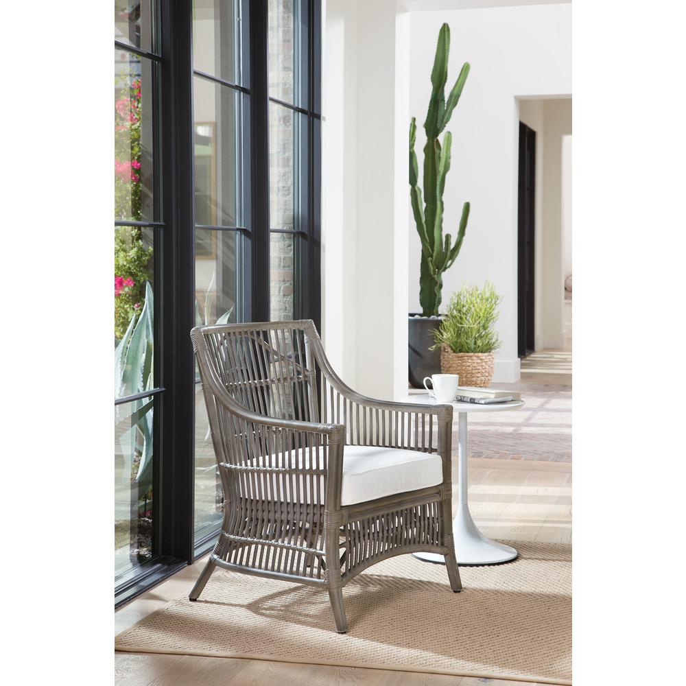 Maui Chair with Cream Cushion and Grey Washed Rattan Frame, MAU-GRY. Picture 5