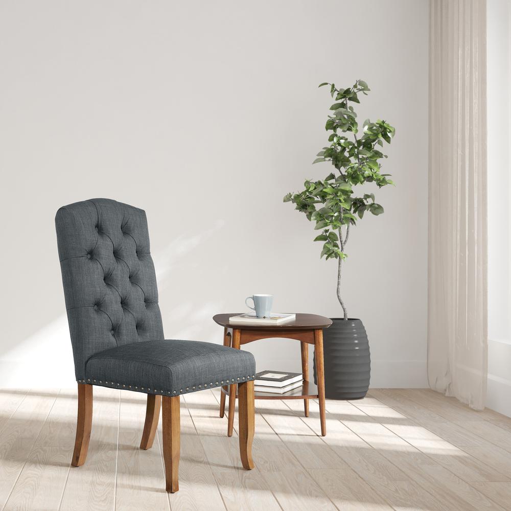 Jessica Tufted Dining Chair. Picture 7