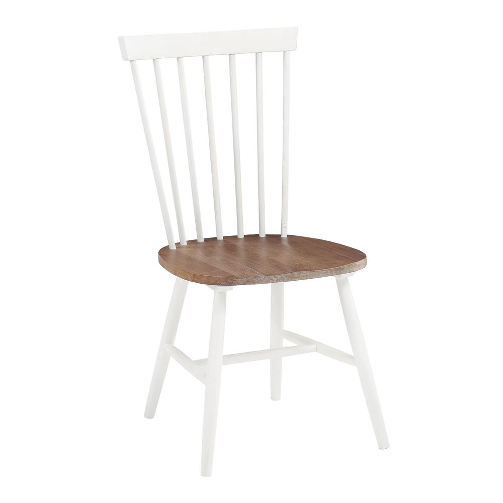 Eagle Ridge Dining Chair with Toffee Finished seat and Cream Base 2 Pack, EAG1787-CMDT. Picture 1