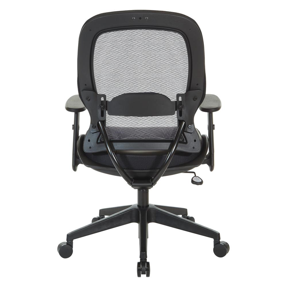 Dark Air Grid® Back Managers Chair, Black. Picture 7
