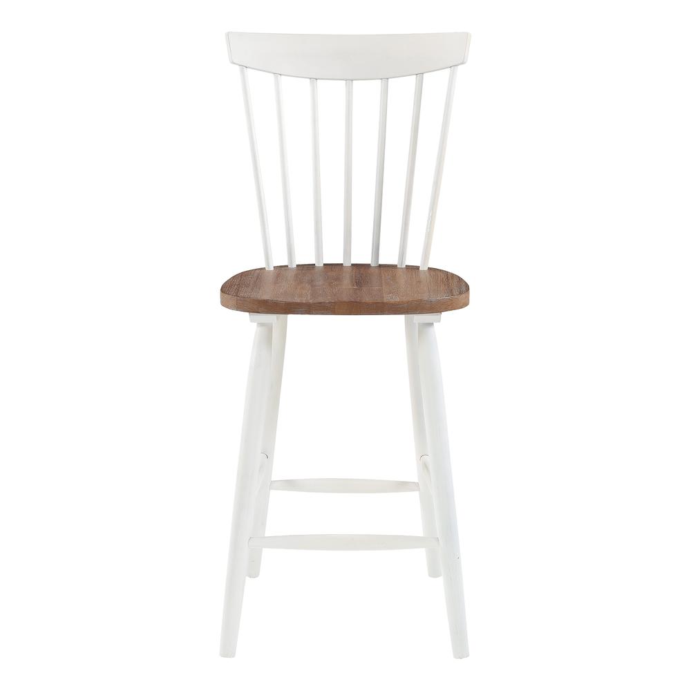 Eagle Ridge Counter Stool with Toffee Finished seat and Cream Base, EAG26-CMDT. Picture 2