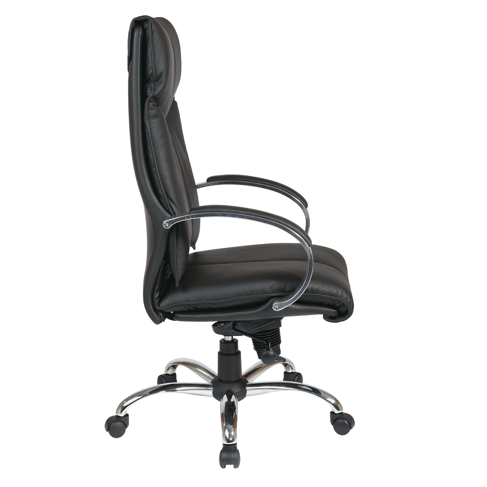 Deluxe High Back Black Chair. Picture 2
