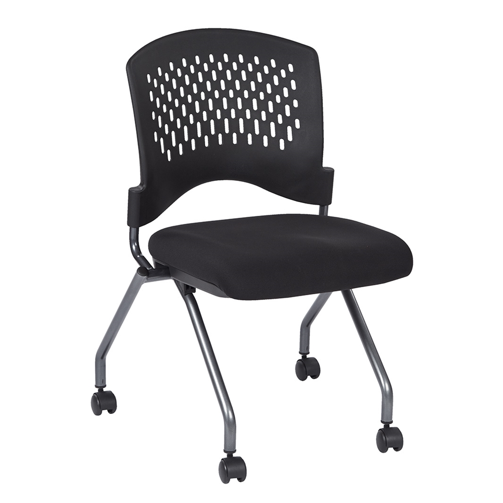 Deluxe Armless Folding Chair. Picture 1