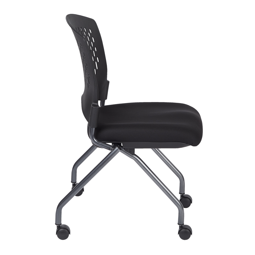 Deluxe Armless Folding Chair. Picture 2