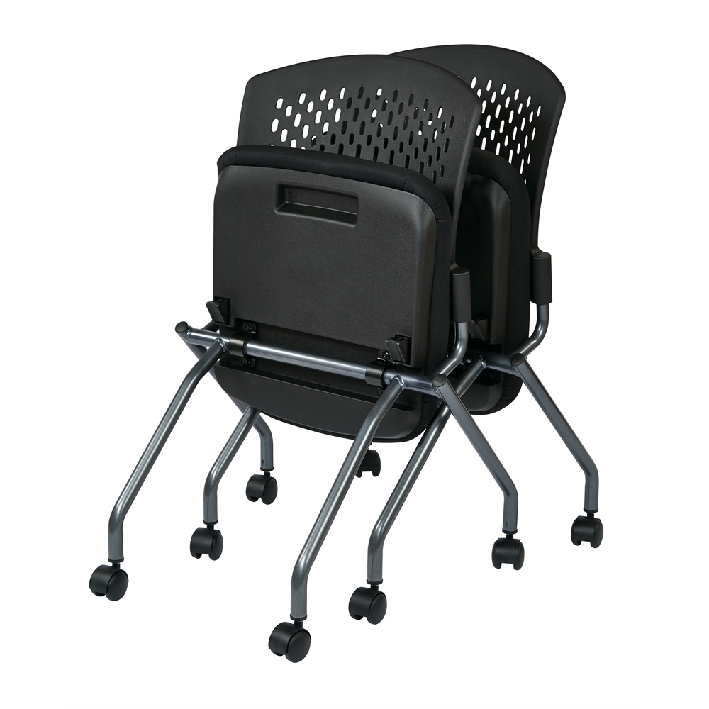 Deluxe Armless Folding Chair. Picture 3