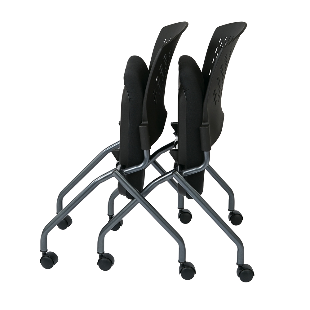 Deluxe Armless Folding Chair. Picture 4