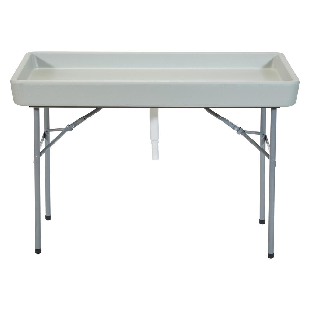 Folding Beverage Ice Cooler Table. Picture 2