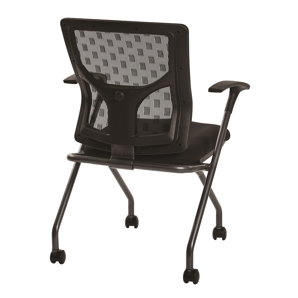 ProGrid® Checkered Mesh Back Folding Chair. Picture 3