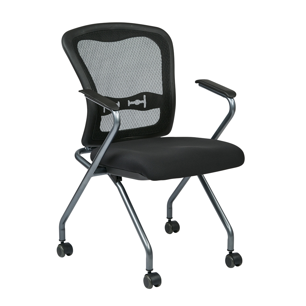 Deluxe Folding Chair with ProGrid Back. Picture 1