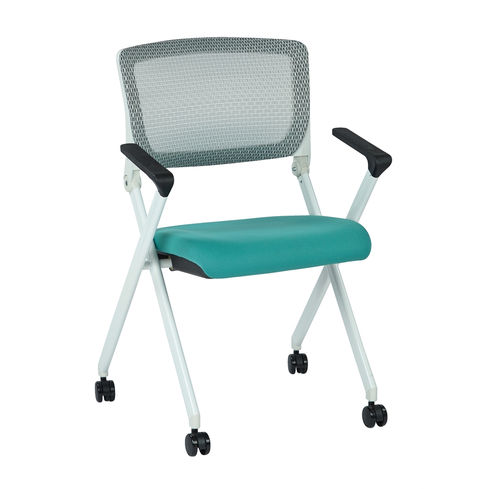 Folding Chair With Breathable Mesh Back. The main picture.