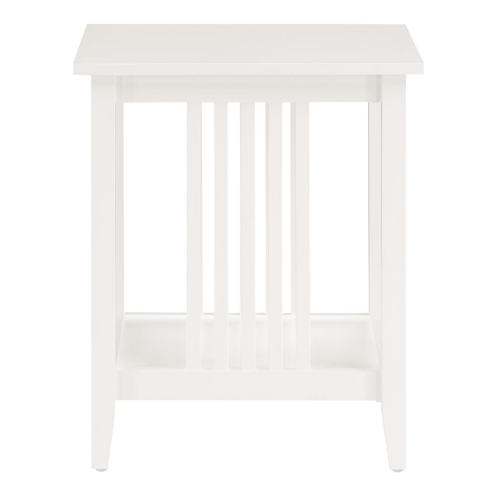 Sierra Side Table, White Finish. Picture 10