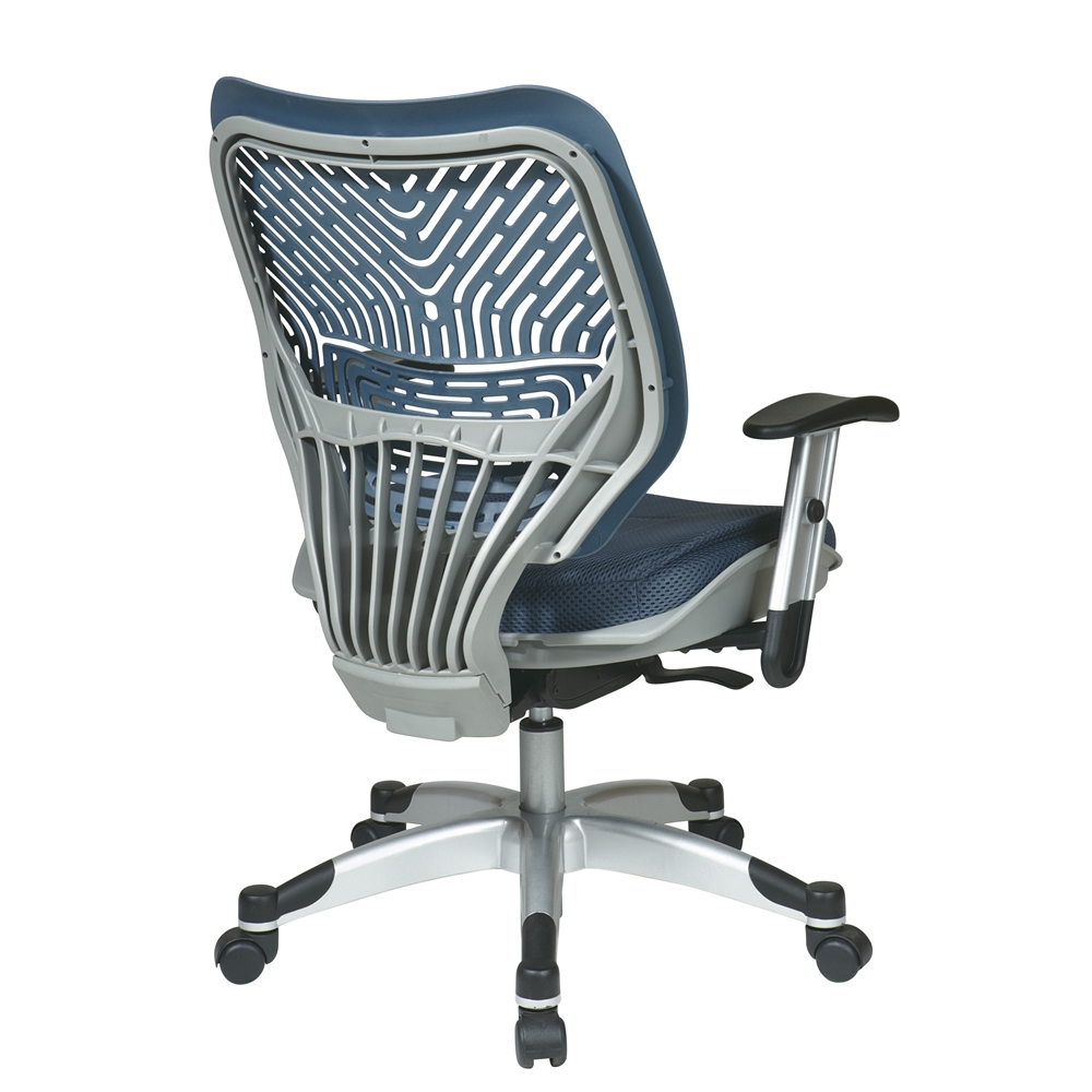 Unique Self Adjusting Blue Mist SpaceFlex® Back Managers Chair. Picture 3
