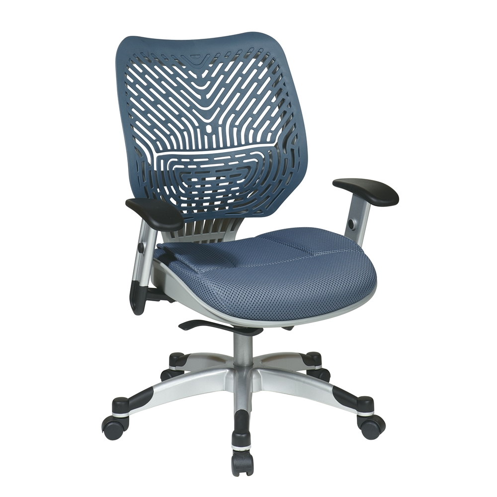 Unique Self Adjusting Blue Mist SpaceFlex® Back Managers Chair. The main picture.