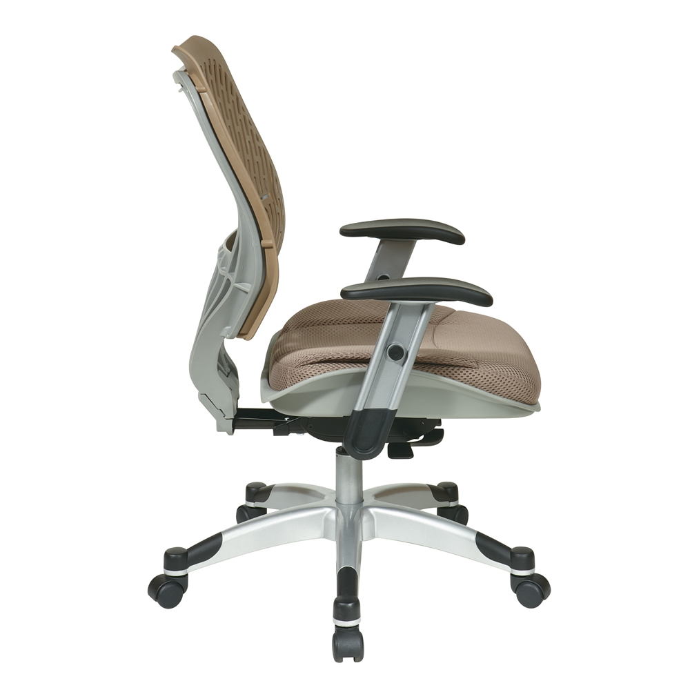 Unique Self Adjusting Latte SpaceFlex® Back Managers Chair. Picture 2
