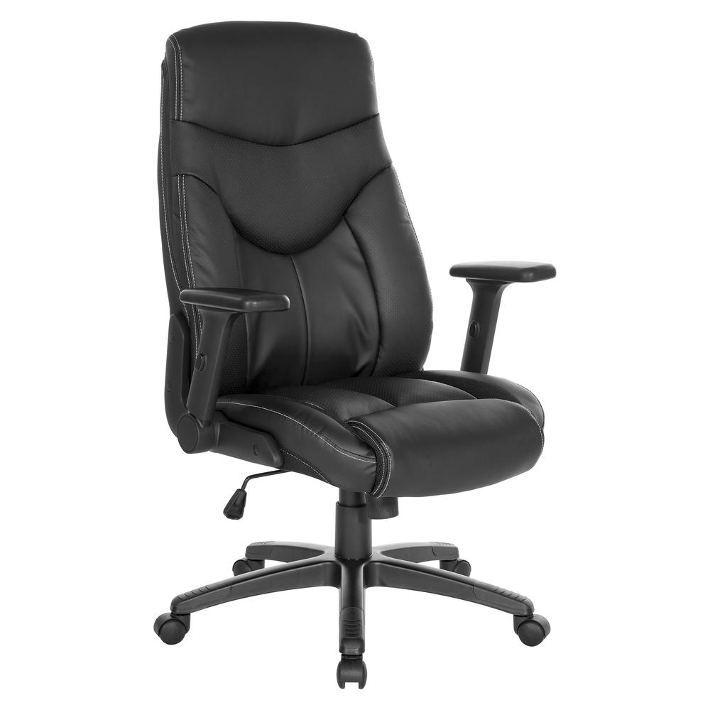 Exec Bonded Lthr Office Chair. Picture 1