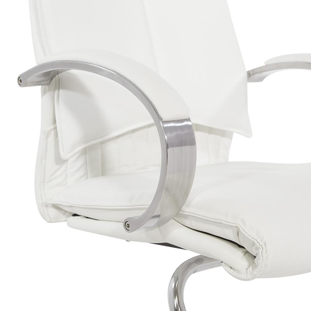 Deluxe High Back Chair, White. Picture 8