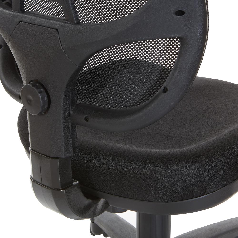 Mesh Screen Back Task Chair with Fabric Seat. Picture 6