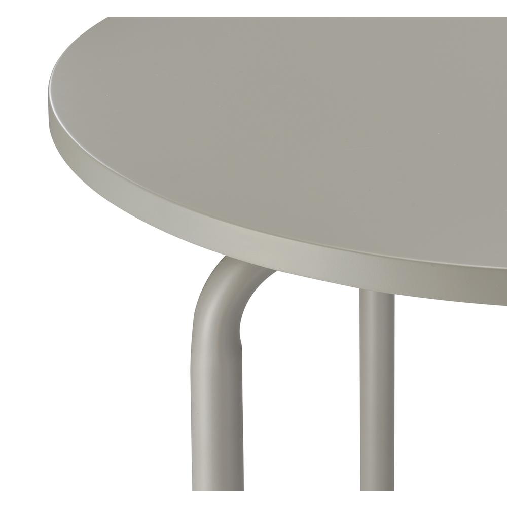Elgin Metal Accent Table in Grey. Picture 7