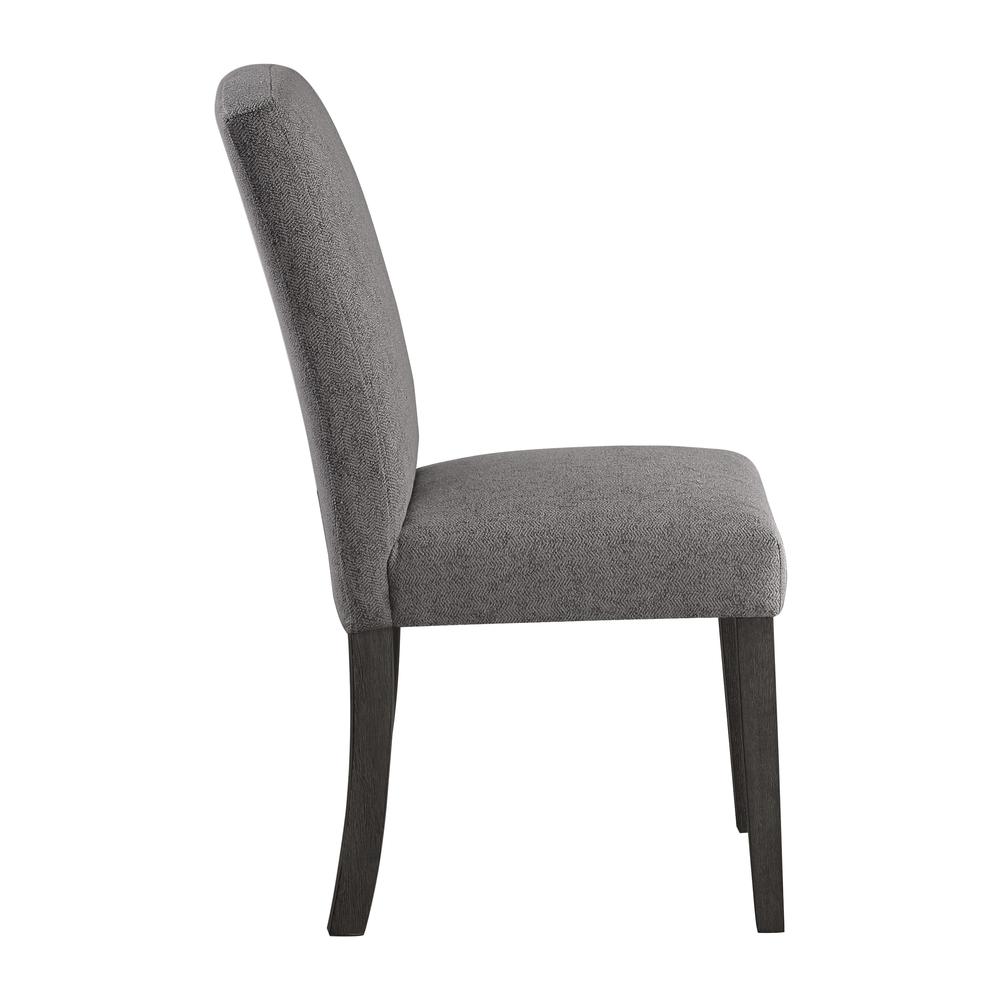 Everly Dining Chair 2pk, Charcoal. Picture 4