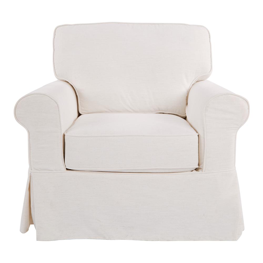 Chair with Ivory Slip Cover. Picture 2