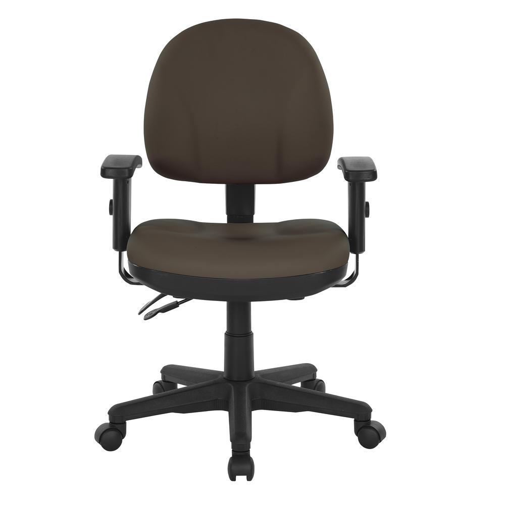 Sculptured Ergonomic Managers Chair in Dillon Graphite, 8180-R111. Picture 2