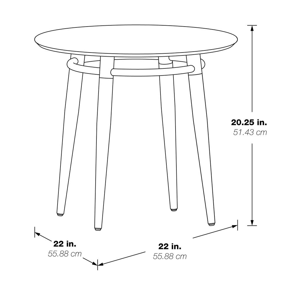 Brooklyn Round Top End Table. Picture 4