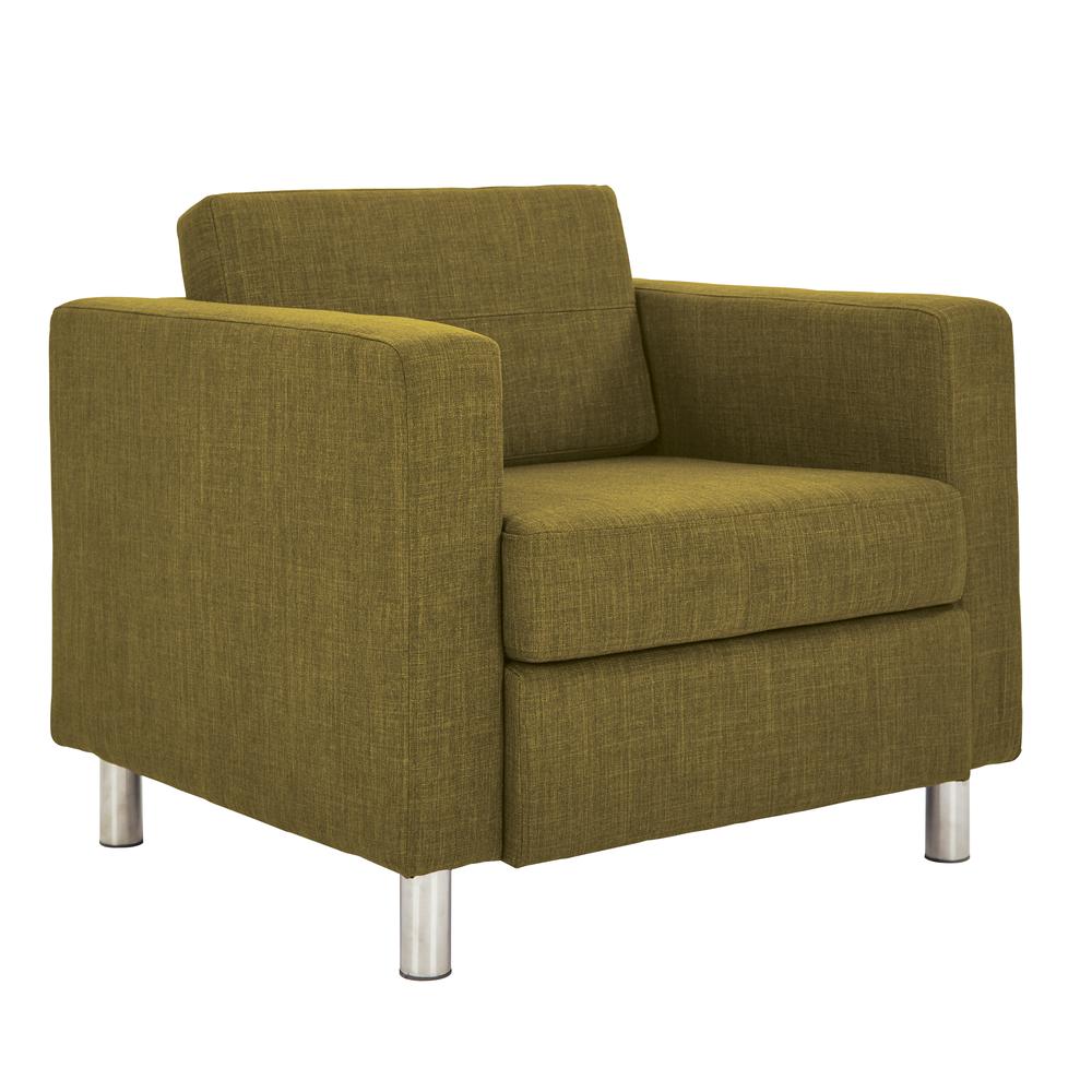 Pacific Armchair In Green Fabric, PAC51-M17. Picture 1