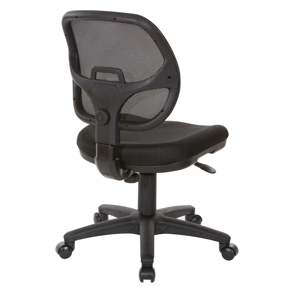 Mesh Screen Back Task Chair with Fabric Seat. Picture 4