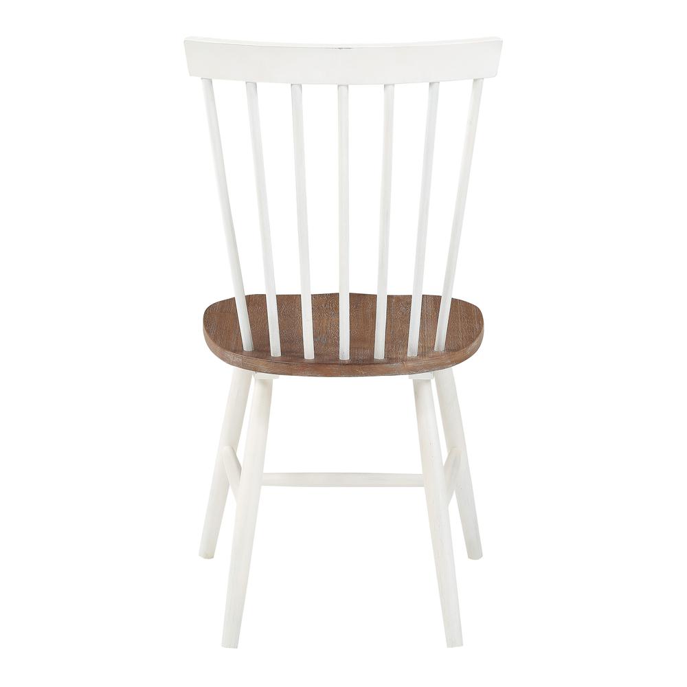 Eagle Ridge Dining Chair with Toffee Finished seat and Cream Base 2 Pack, EAG1787-CMDT. Picture 4