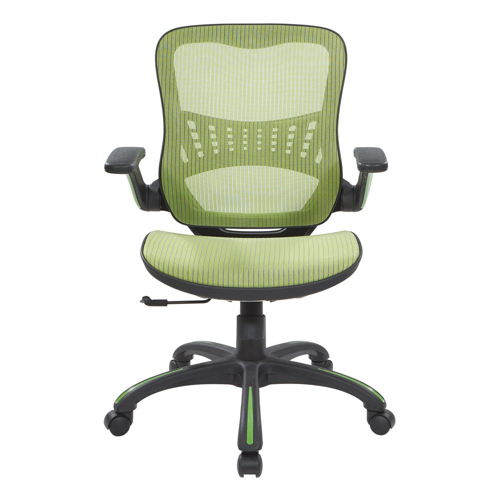 Mesh Seat and Back Manager’s Chair in Green Mesh, 69906-6. Picture 3
