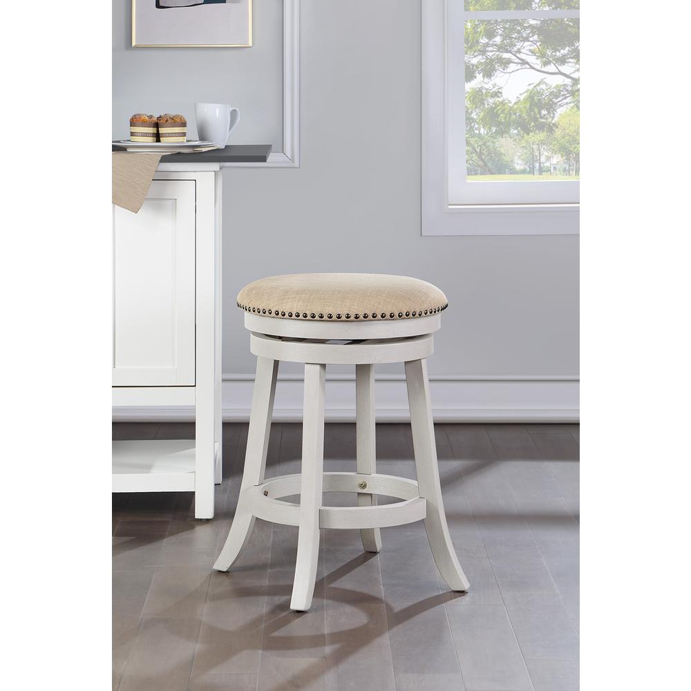 Round Backless Swivel Stool 2-Pack. Picture 5