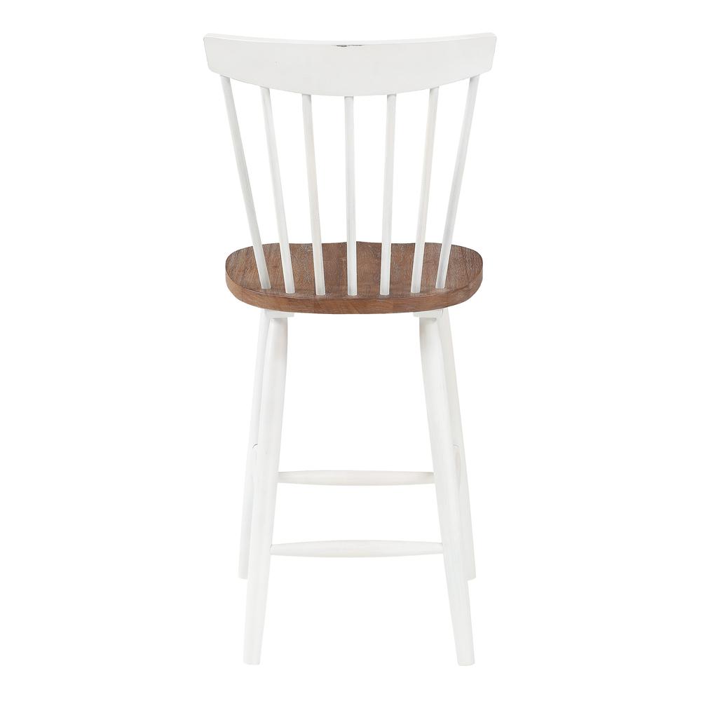 Eagle Ridge Counter Stool with Toffee Finished seat and Cream Base, EAG26-CMDT. Picture 4