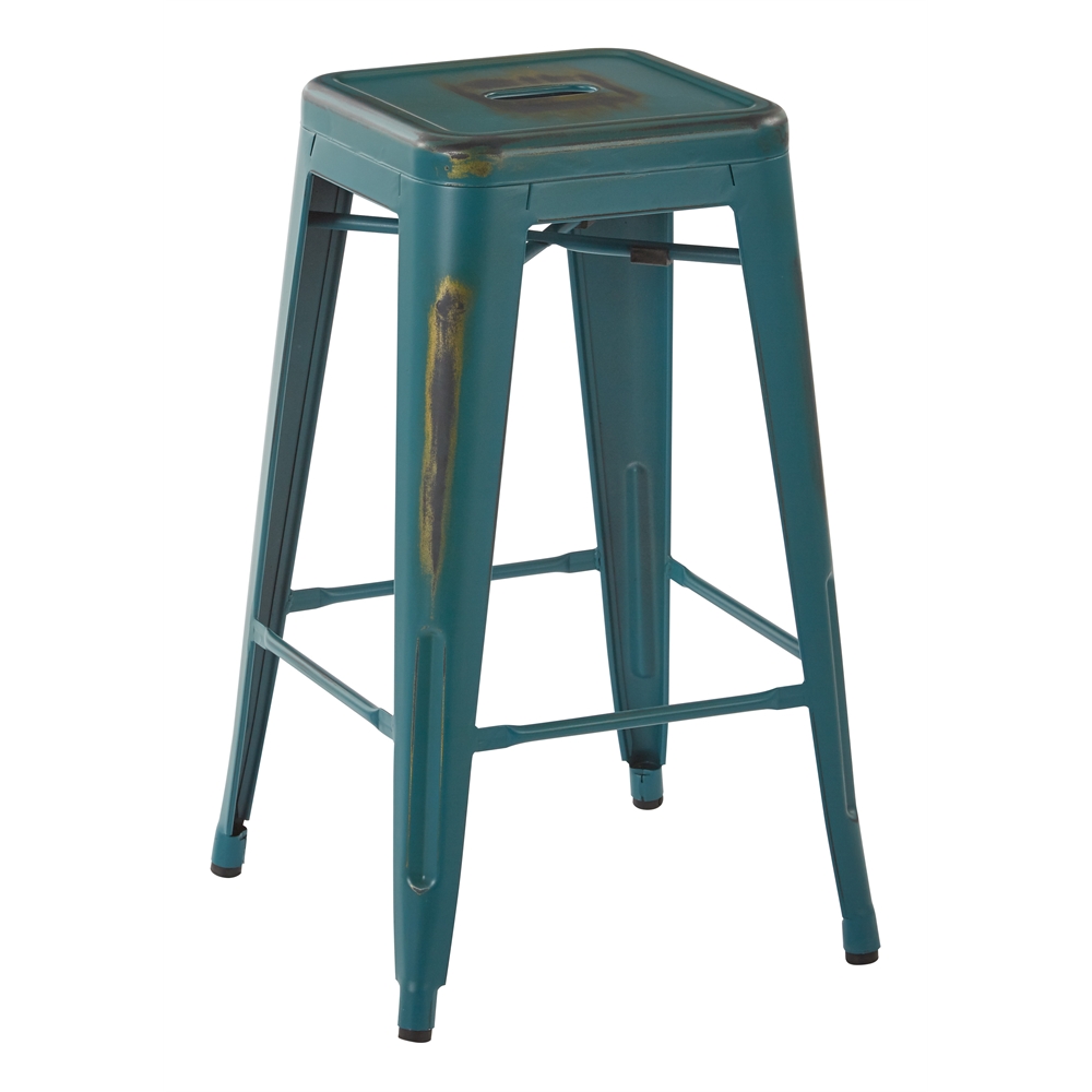 Bristow 26" Antique Metal Barstools. The main picture.
