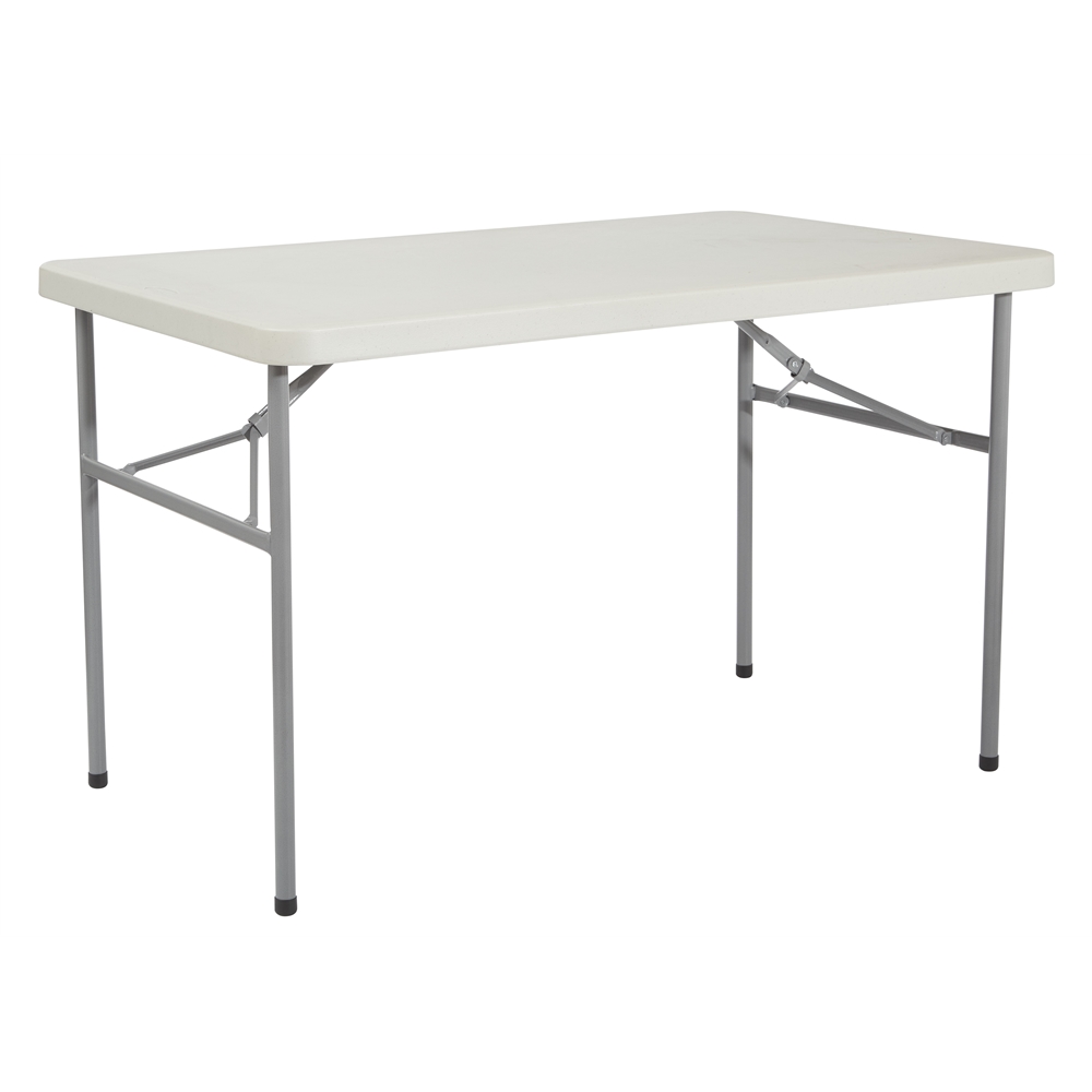 4’ Resin Multi Purpose Folding Table. Picture 1
