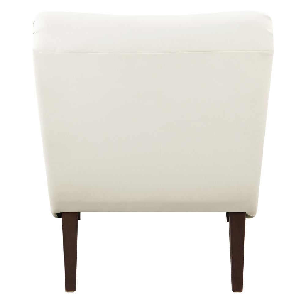 Hawkins Lounger with Ottoman, White. Picture 6